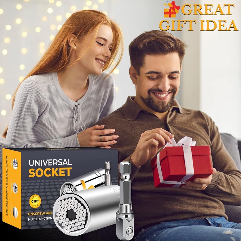 POPSIFY Stocking Stuffers for Adults Men, Gifts for Universal Socket Tools White Elephant Gifts Dad Gifts, Christmas Gifts for Who Have Everything Dad Boyfriend Husband Tools for Cool Gadgets - Image 2